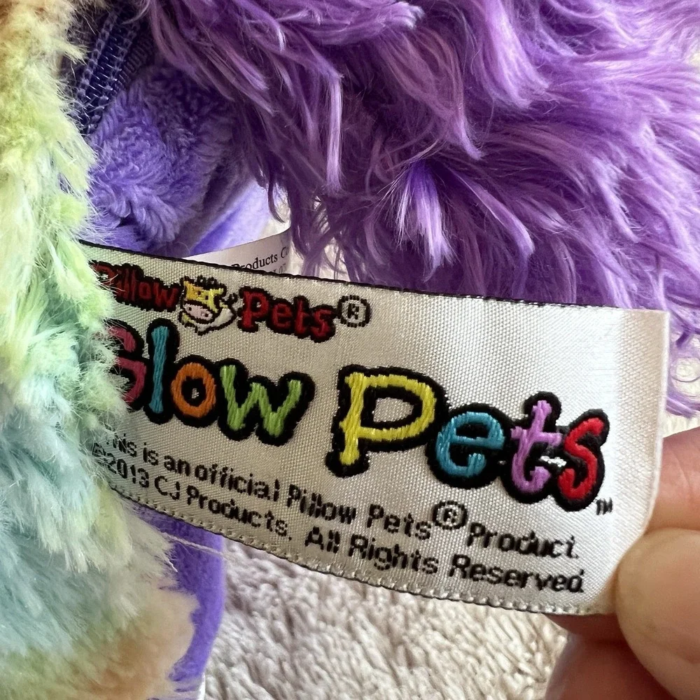 Purple Unicorn Glow Pillow Pet 2013 Tie Dye 16